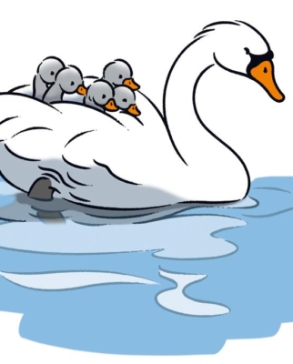 illustration jeunesse-Animaux ligne claire