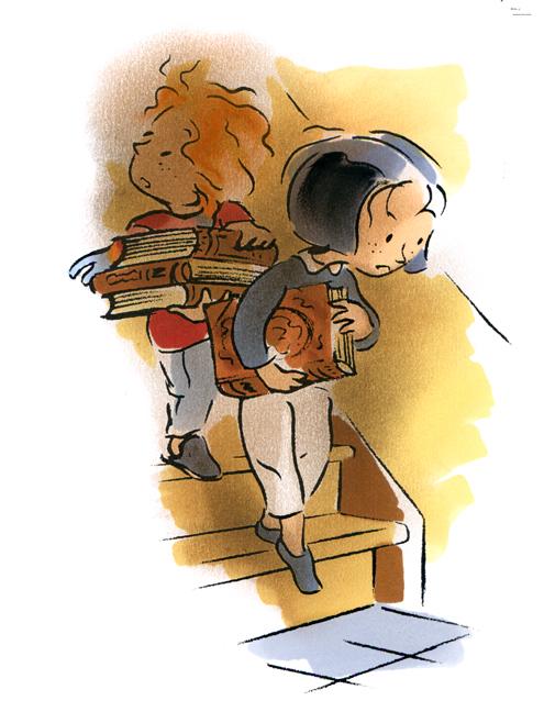 illustration jeunesse-mini-récit Edgar