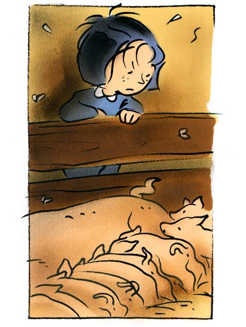 illustration jeunesse-mini-récit Edgar