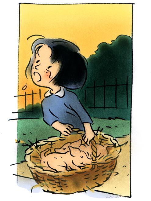 illustration jeunesse-mini-récit Edgar