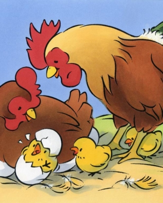 illustration jeunesse-les animaux de la ferme