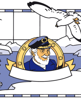 illustration jeunesse-Logo Captain Iglo