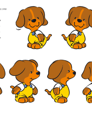 illustration jeunesse-Model sheets