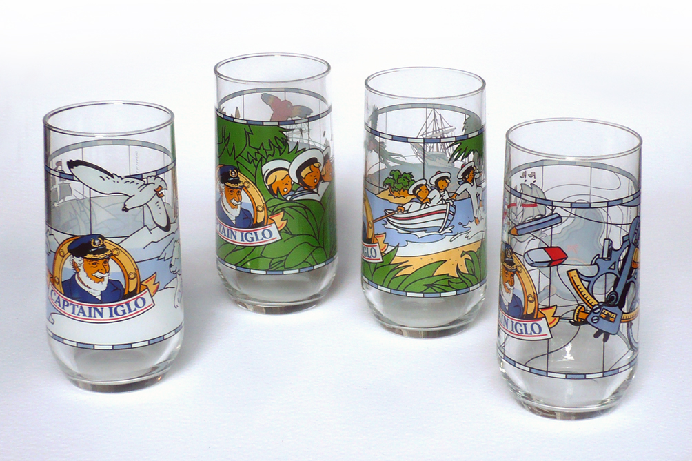 illustration jeunesse - Verres Captain Iglo-Packshot ^produit
