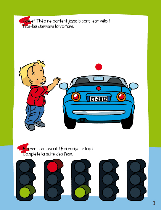 Autocollants Zoé et Théo - 3