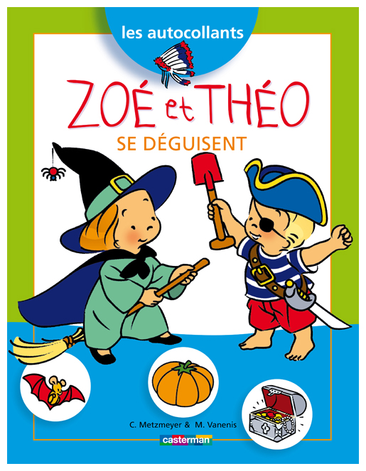 Zoé et Théo se déguisent