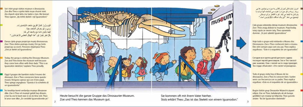 Zoe und Theo-versions multilingues de Zoé et Théo